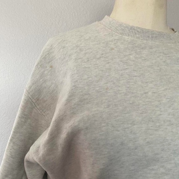 TNA Cozy Fleece Sweatshirt in Grey - Picture 2 of 4